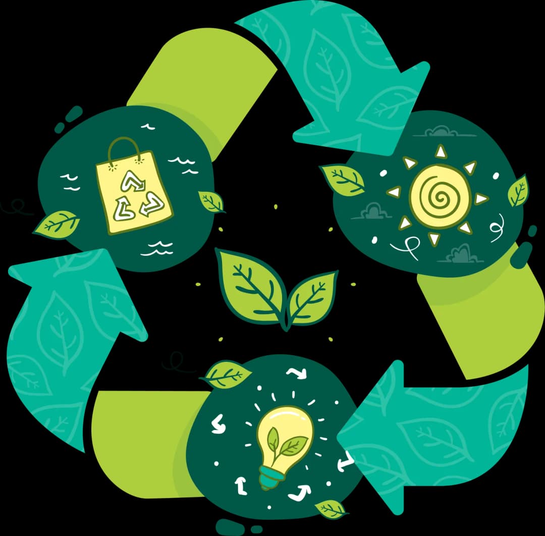 Recycling illustration